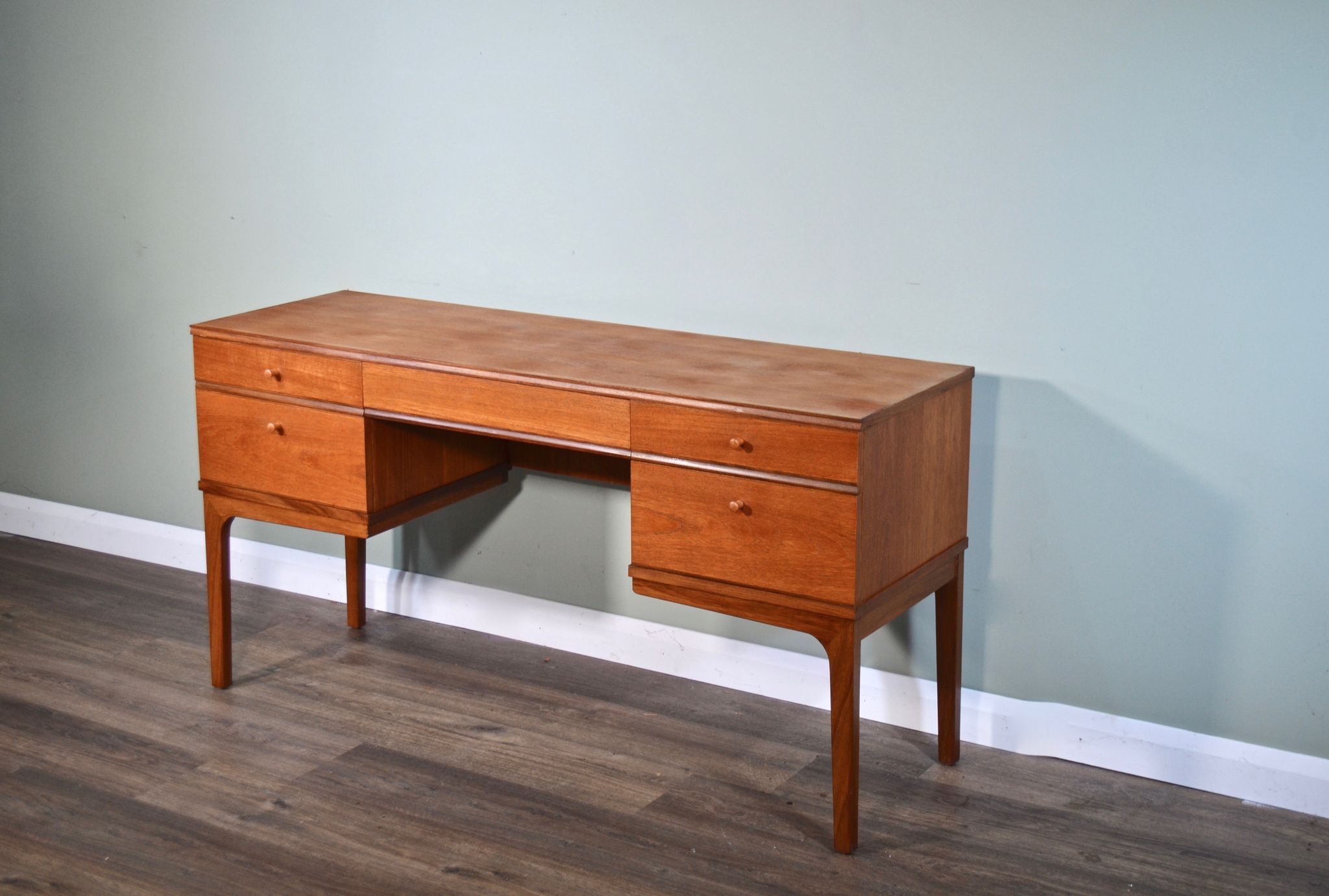 Midcentury Alfred Cox for Heals Desk / Dresser in Teak. Delivery. Modern / Danish Style.