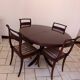 Table and chairs made of mahogany wood.