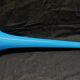 Vase cornet glass paste or faience enamelled blue soliflore