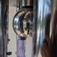 1970s Murano Iridescent Glass Ceiling Chandelier