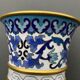 Vase roll china cloisonné mid-twentieth floral decoration