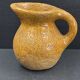 Contemporary ceramic very heavy modernist pitcher to identify H 16.5 cm