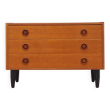 Teak chest of drawers, Danish design, 1970s, production: Denmark