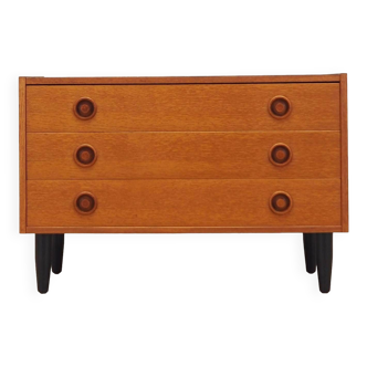 Teak chest of drawers, Danish design, 1970s, production: Denmark