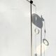 Vintage Brass Floor Lamp Bubble Height-adjustable Spotlight from IKEA 1970s