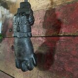 19th century cast iron “hand” door knocker