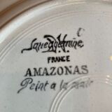6 plates Sarreguemines Amazonas