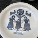 Set of five royal sphinx dessert plates Maastricht 1960s