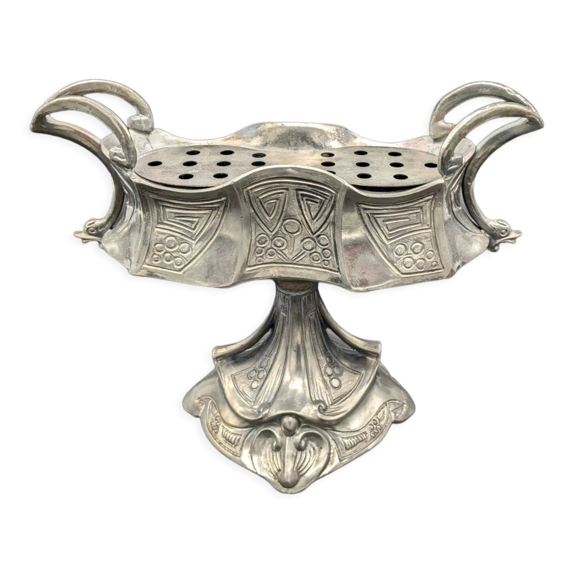 Art nouveau spades flowers incense design from the 20th century, Mauro Manetti