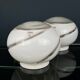 Murano glass table lamps Vetri Murano 004, Italy, 1970s, set of 2