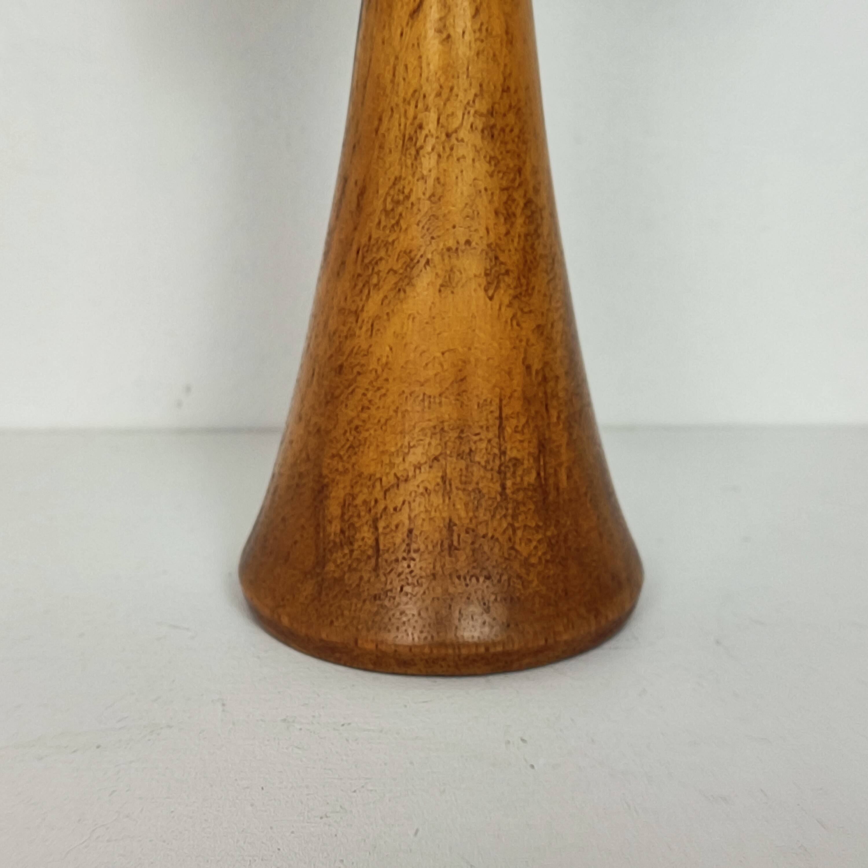 Wooden candle holder