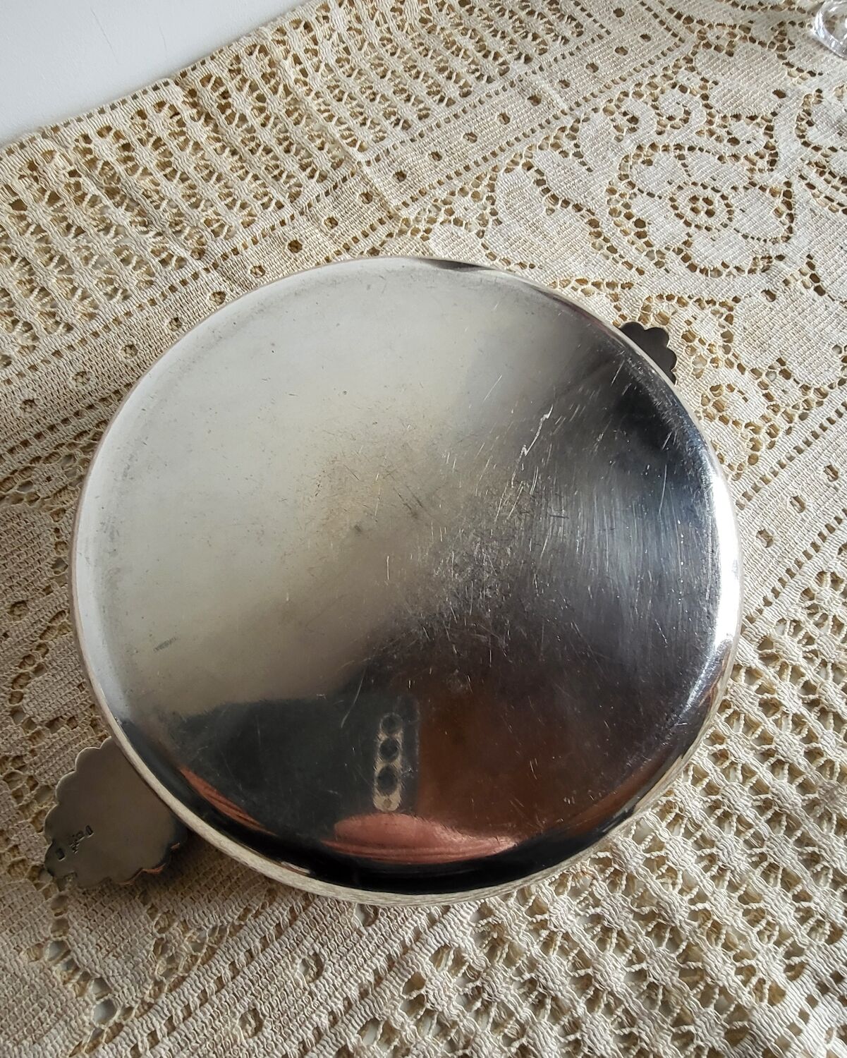 Silver-plated dish Meurgey Paris