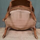 Louis XV style convertible armchair