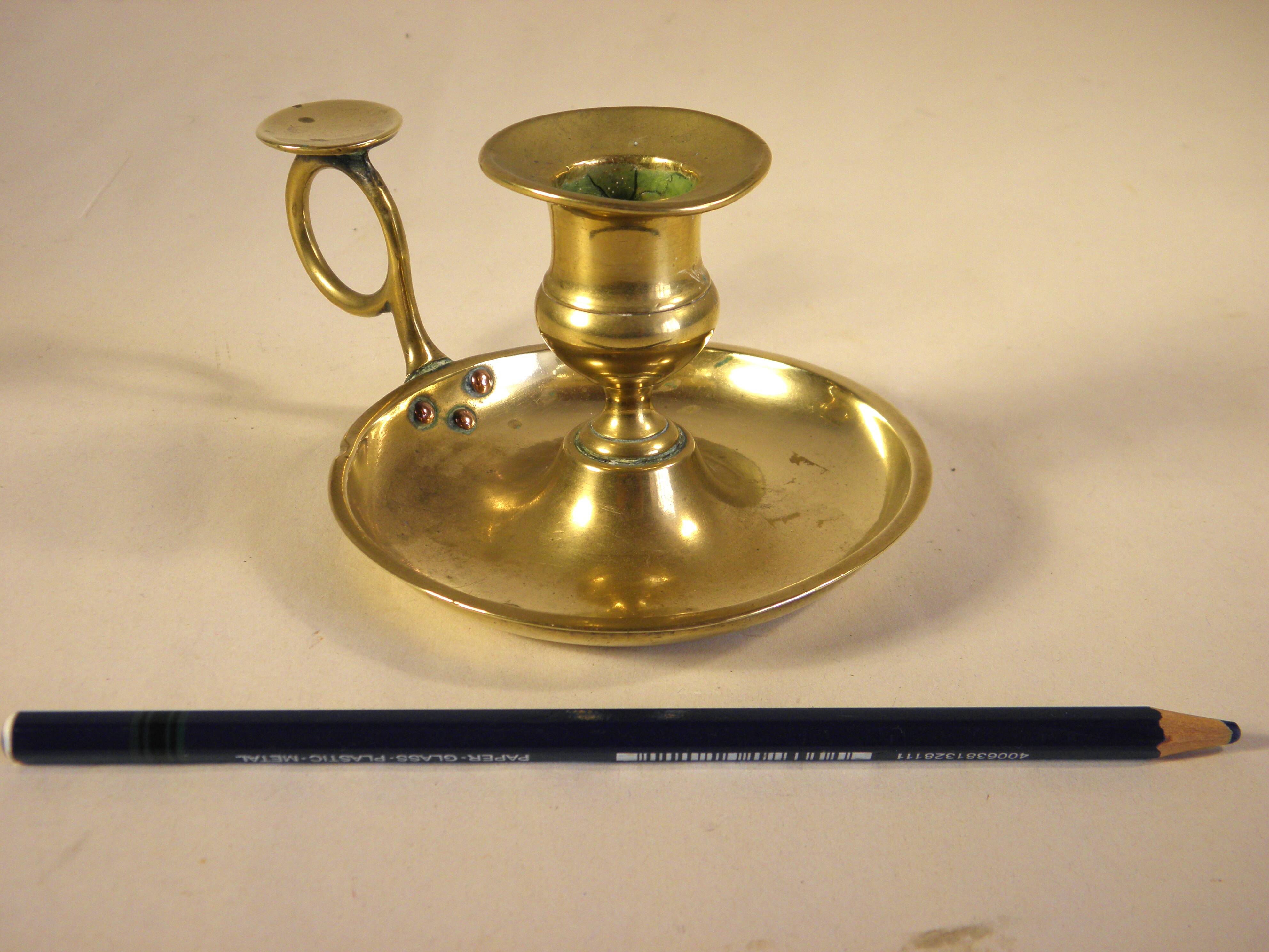 Brass candle holder 1970