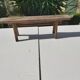 Former carved wood bench Orient/Asia