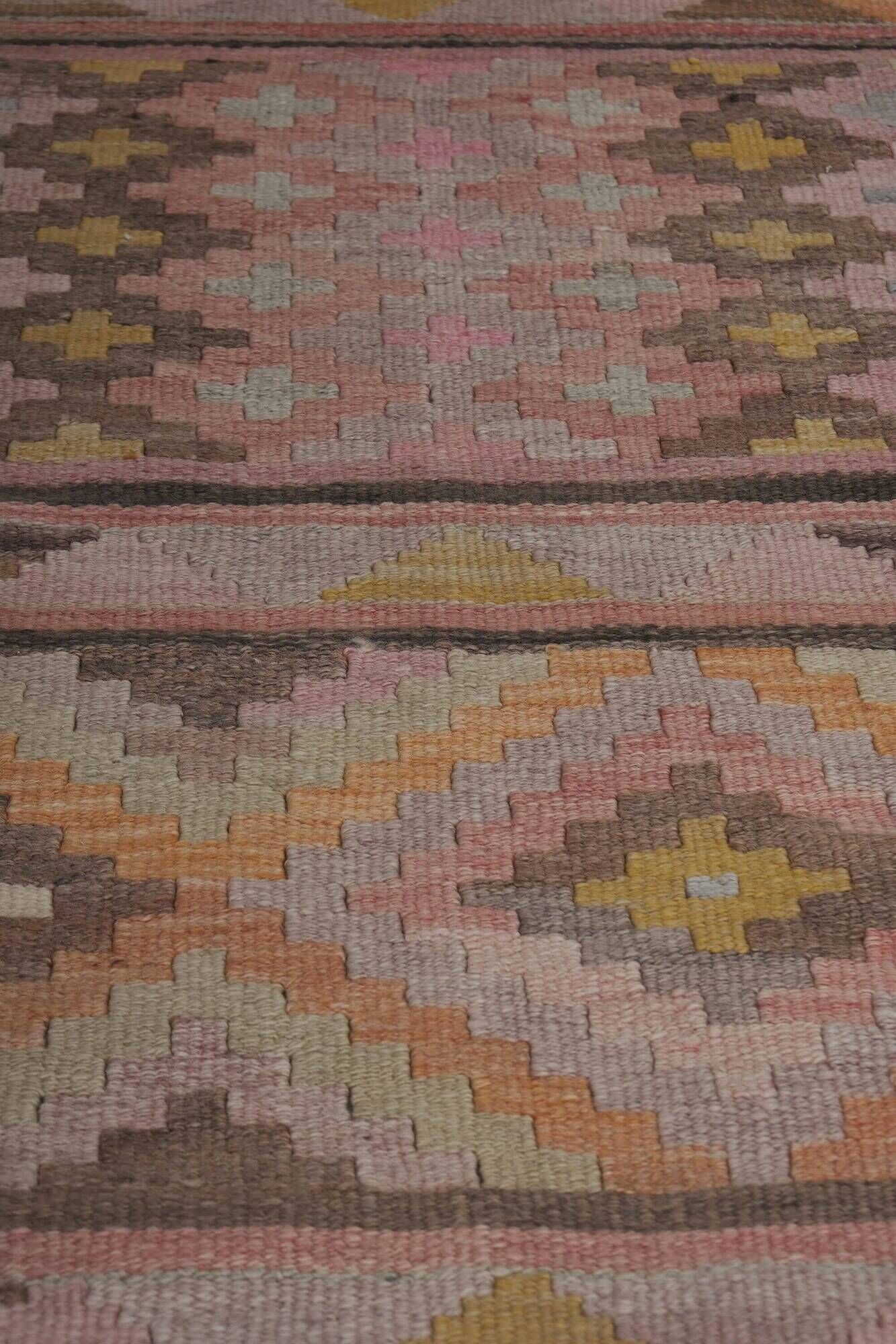Vintage Turkish hallway rug 70x697 cm