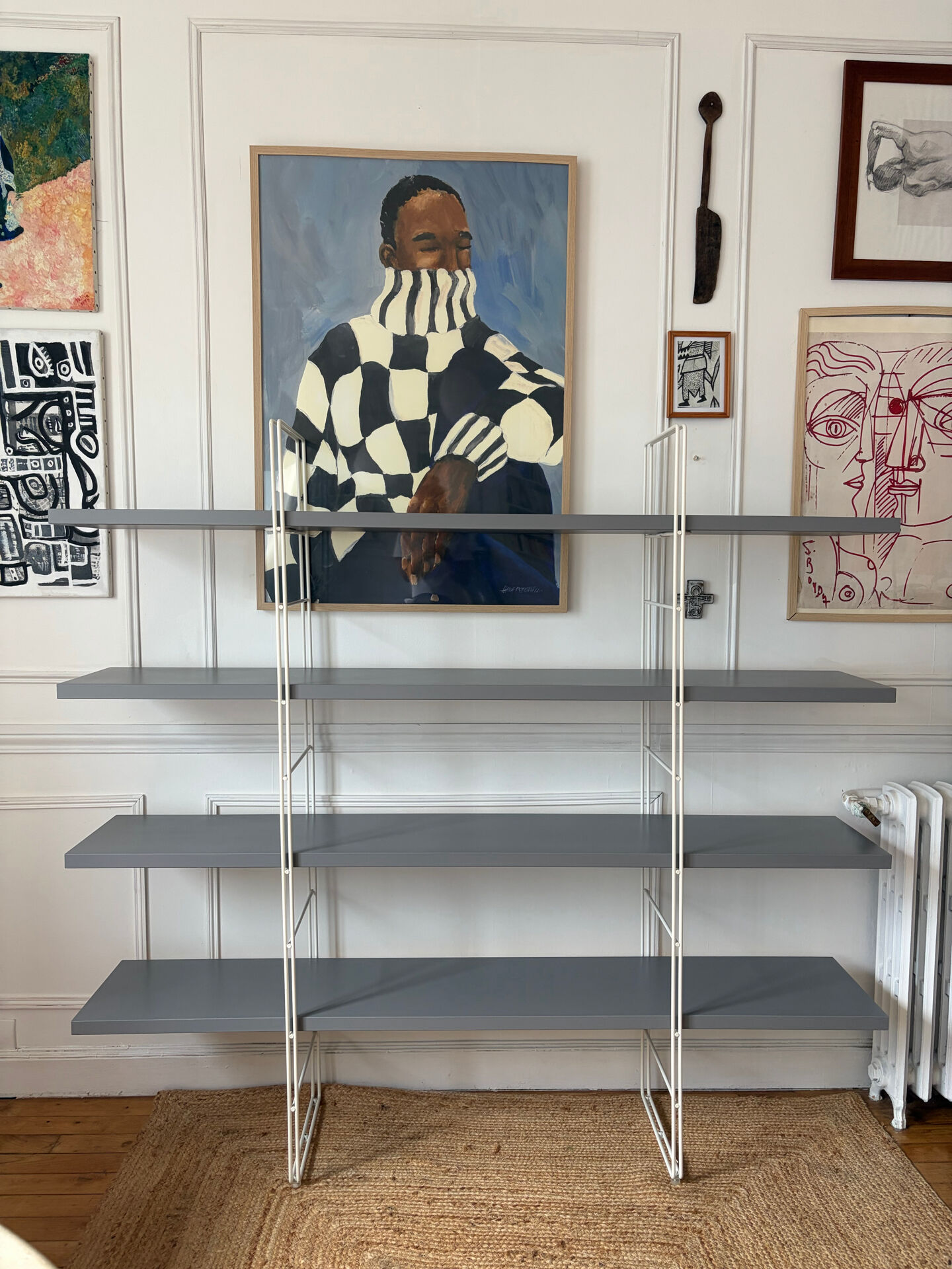 Enetri Library IKEA vintage grey 1990