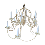 Lustre with real candles