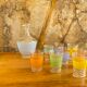 Set carafe and 8 glasses