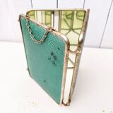 Vintage 50's triptych barber mirror