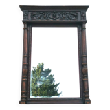 Miroir Renaissance 19ème en chêne