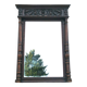 19th century Renaissance oak mirror
