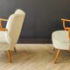 Two Mid Century cocktail chairs | set of 2 chairs