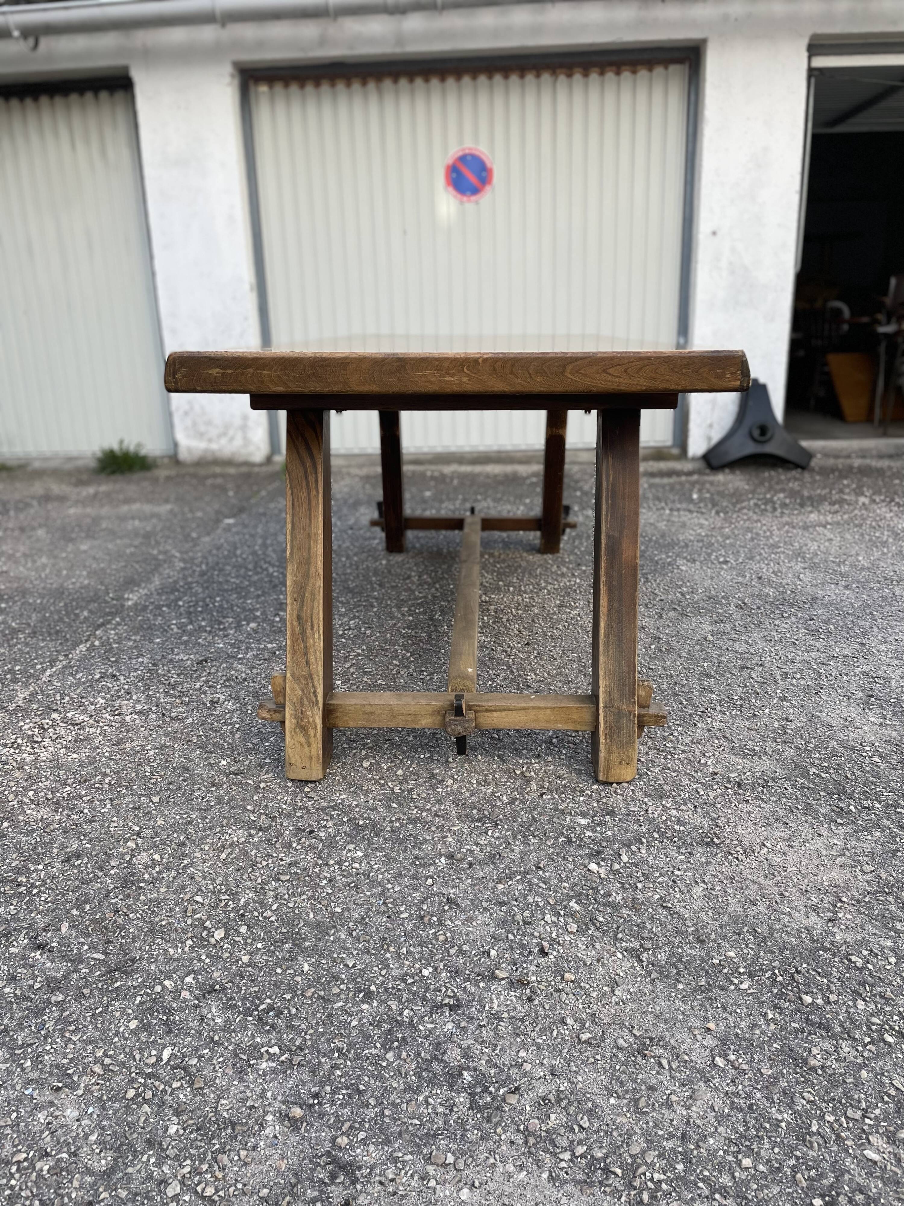 Rustic table from the 70/80