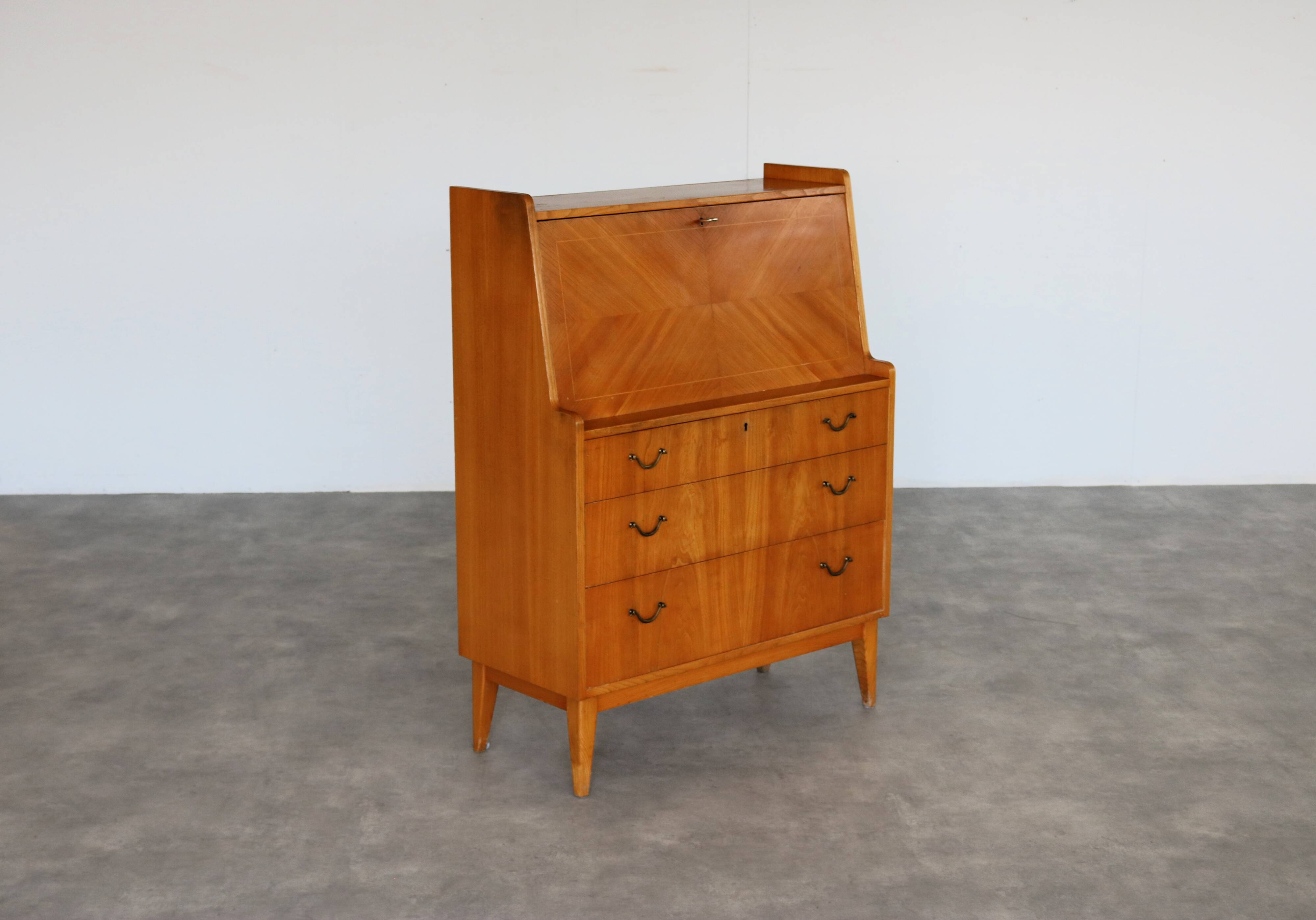 vintage secretary | desk | cupboard | Swedish