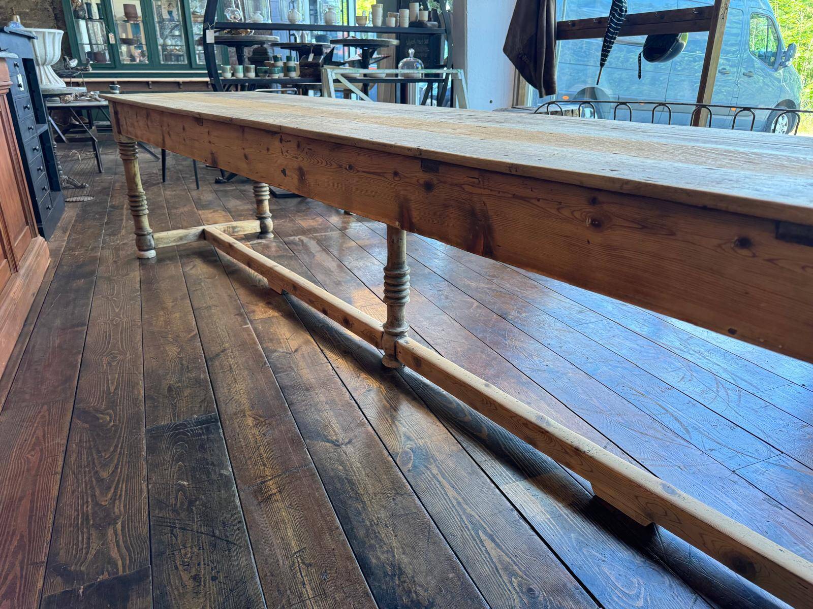 Grande table de couvent en chêne