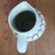 Vintage enamelled ceramic jug - Strelha GDR