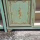 2 library furniture ceruse wood green and gold