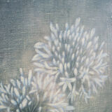 Painting „The White Flower”, Scandinavian design, 1970s