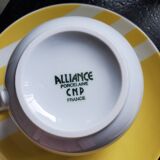 2 déjeuners Alliance porcelaine