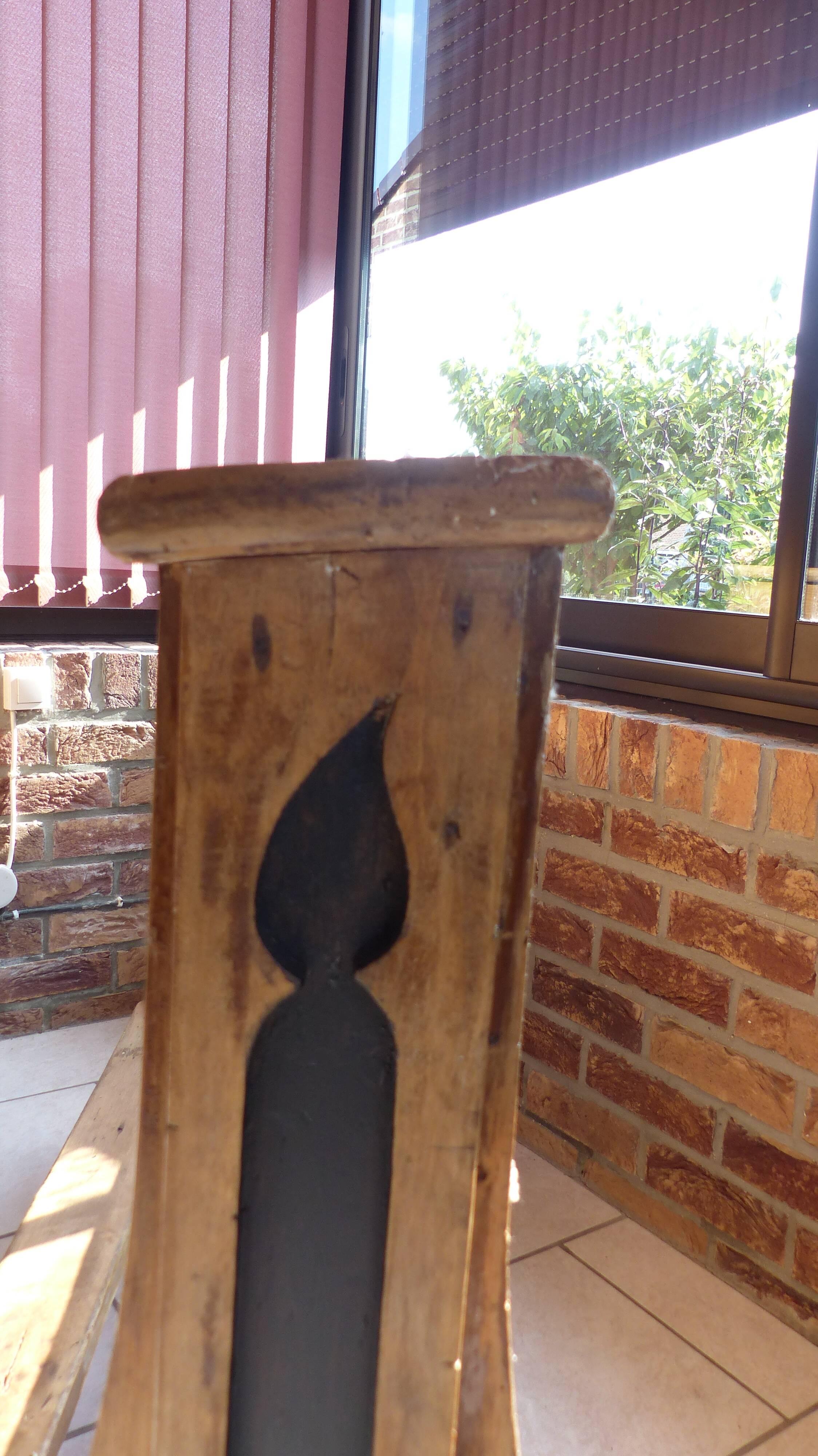Old church pew
