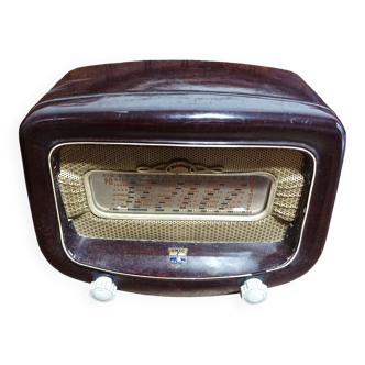 Poste a lampes radio tsf "unic radio"  bakelite années 50