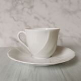 Porcelain cups and saucers Limoges Bernardaud