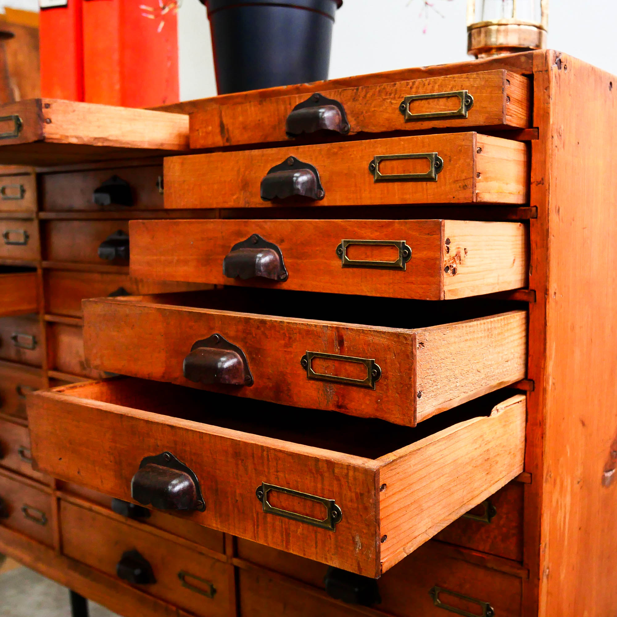 32-drawer trade cabinet