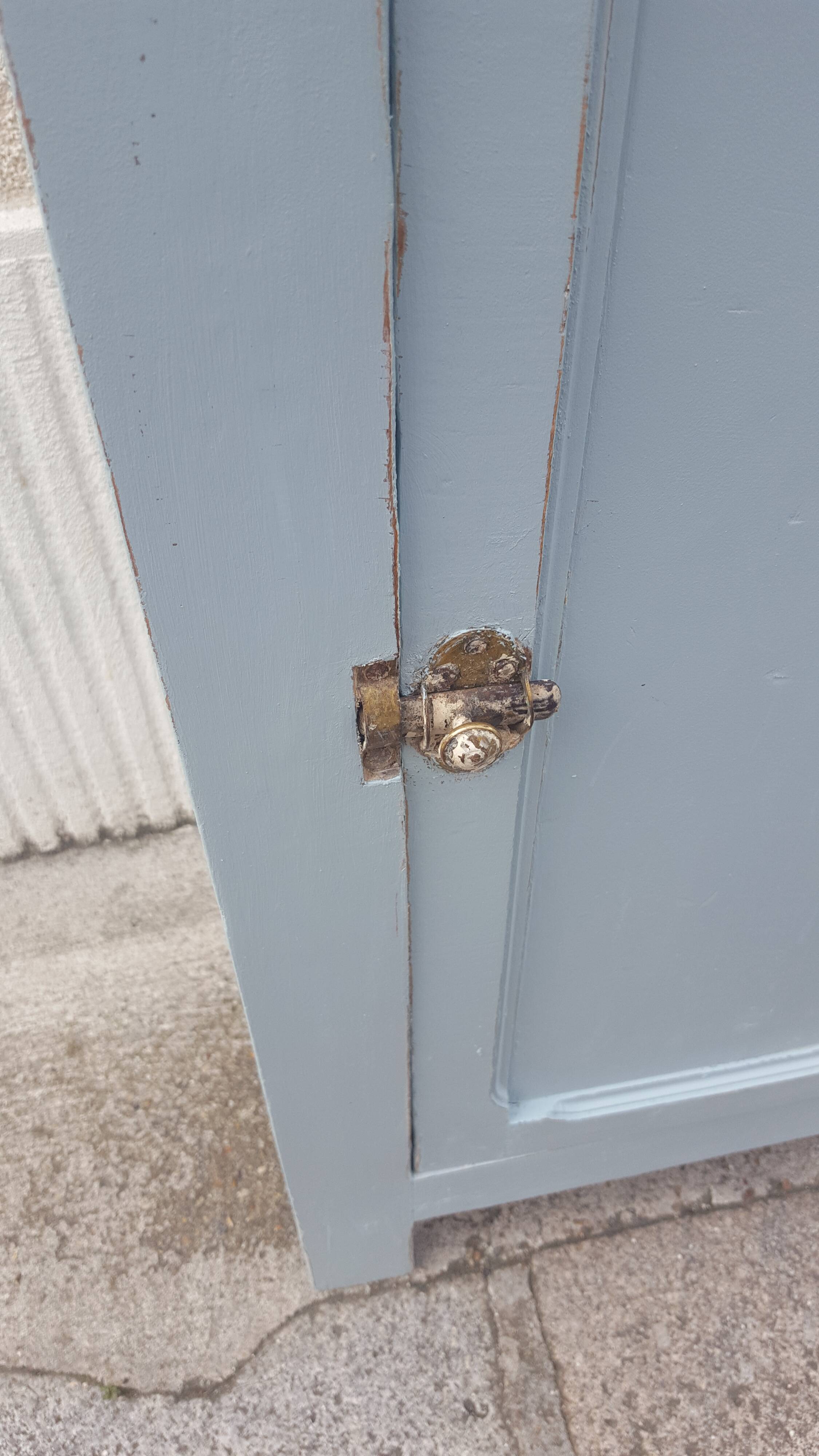 Parisian buffet wood and pastel