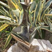 70s stainless steel lamp design