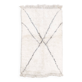 Moroccan Berber rug Marmoucha with black lines 1.72x1.03m