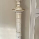 Alabaster pedestal column, 19th century