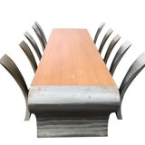 Vintage the wave dining set designed by Hans Kopla, 1997