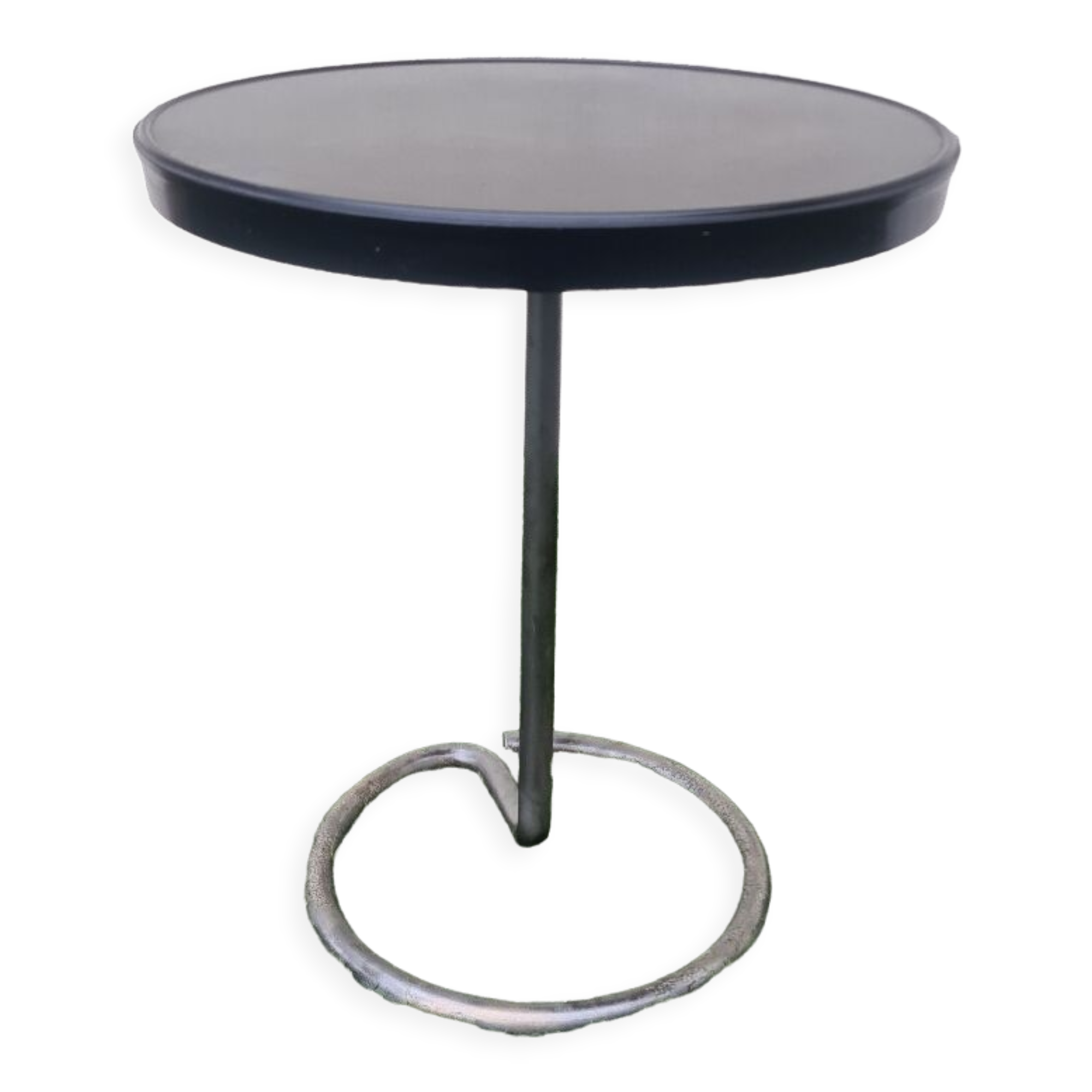 Bauhaus-style pedestal table