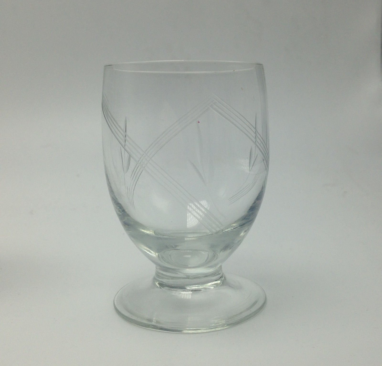 Lot of 8 serious Crystal liquor glasses