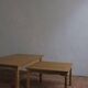 Table basse en chêne sculpté | Henning Kjaernulf | Danemark | Années 1950