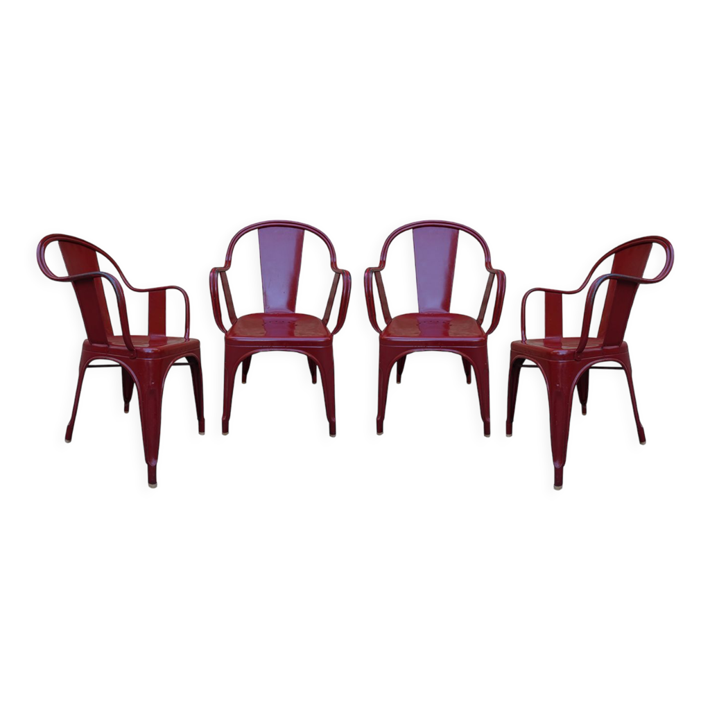 A pair of original Tolix tables by Xavier Pauchard - European Antiques