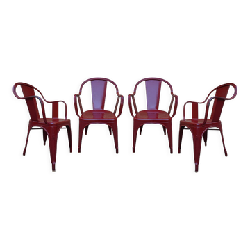 Fauteuils Tolix modèle C par Xavier Pauchard
