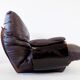 Ligne Roset Marsala brown leather armchair by Michel Ducaroy