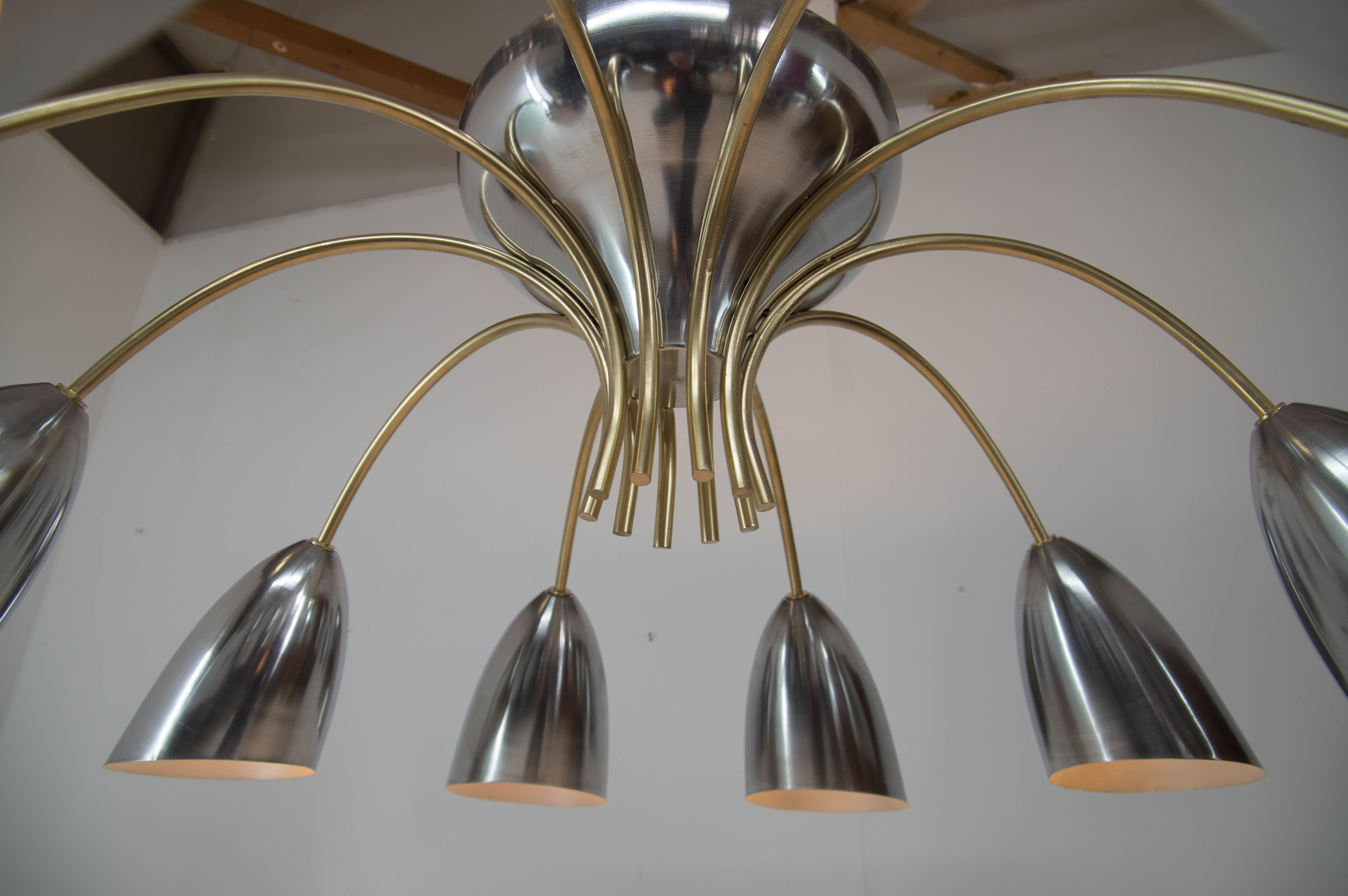 Huge space age chandelier, 1960